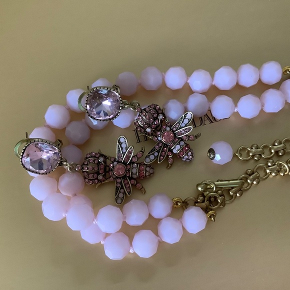 Heidi Daus Majesty The Queen Beaded Crystal Bee Set Necklace Earrings Bracelets - Picture 3 of 16